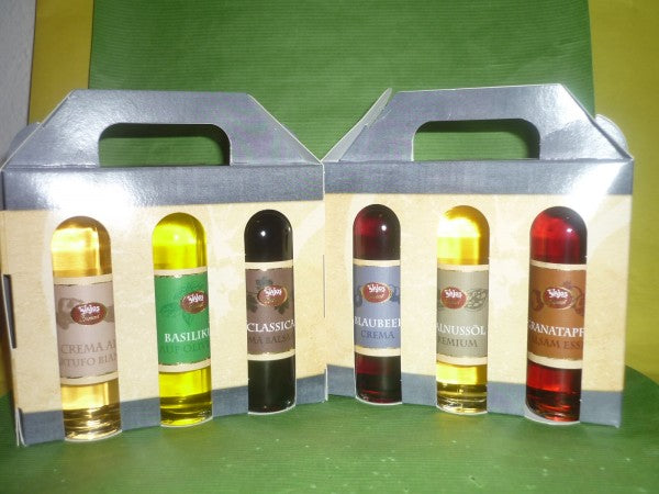 Essig + ÖL je 3 Stck. - 6 SIX PACK Geschenk Probieridee