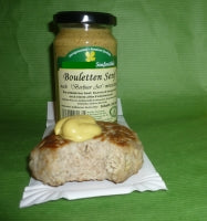 Bouletten Senf 190ml kräftig rustikal Frikadellen Pflanzerl
