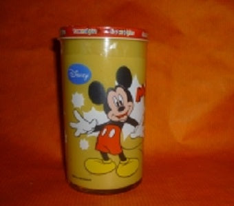 Bautzner KinderSenf Micky Maus Sammelglas Vintage