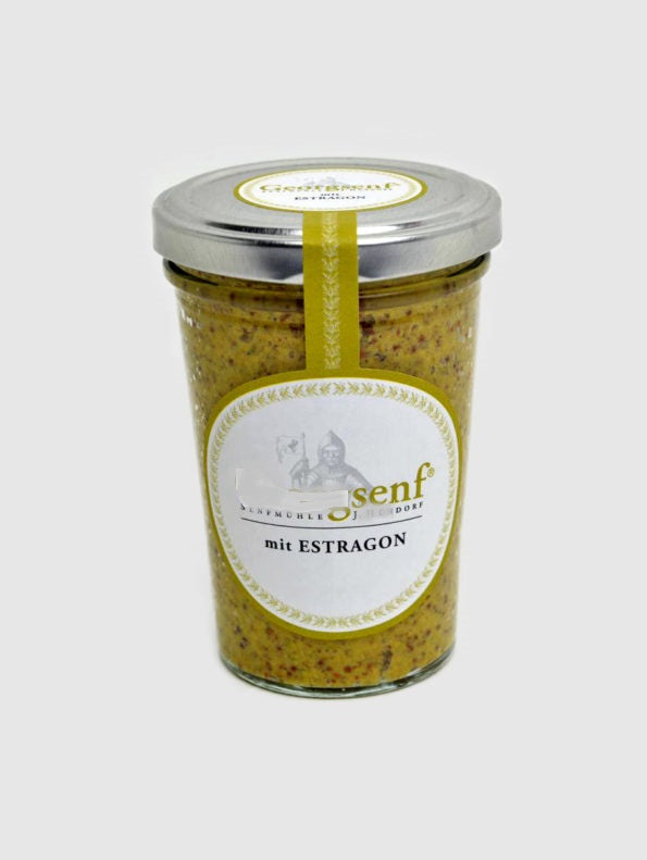 Bio Senf mit Estragon 160ml im Glas