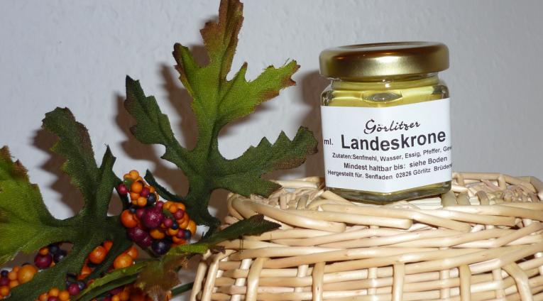Görlitzer - Landeskrone Senf 180 ml würzig mittelscharf