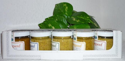 Bio Senf 5er Pack je 50ml zum Schnabulieren
