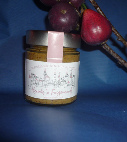 Feigen Senf süß - halbgrob 100 ml  Bautzener Hammermühle