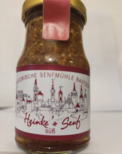 süßer Senf - halbgrob 100 ml  Bautzener Hammermühle