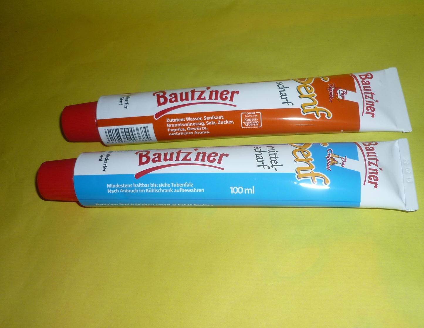 Bautzner Senf  200 ml Tube mittelscharf