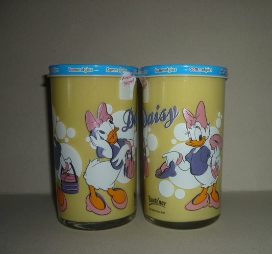 Bautzner KinderSenf Daisy Duck Sammelglas Walt Disney