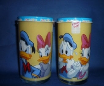 Bautzner Kindersenf Sammelglas Daisy + Donald Duck