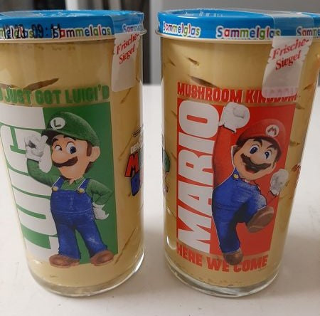 Bautzner KinderSenf SUPER MARIO Sammelglas- Senfglas