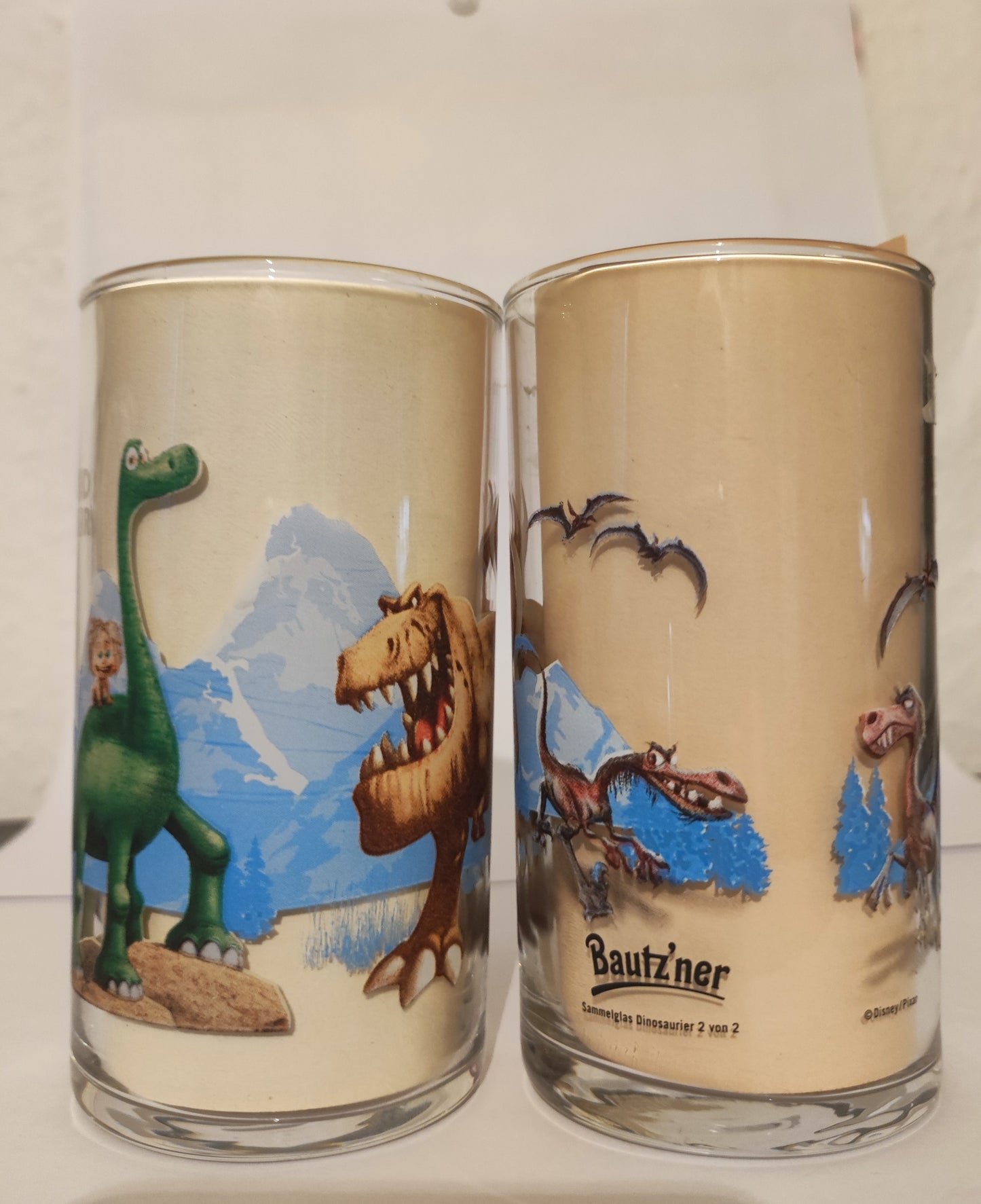 Bautzner  Kindersenf Sammelglas  Dino Flugsaurier