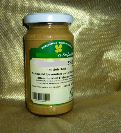 Meerrettich Senf 190ml rustikal scharf - Kren - Ksen