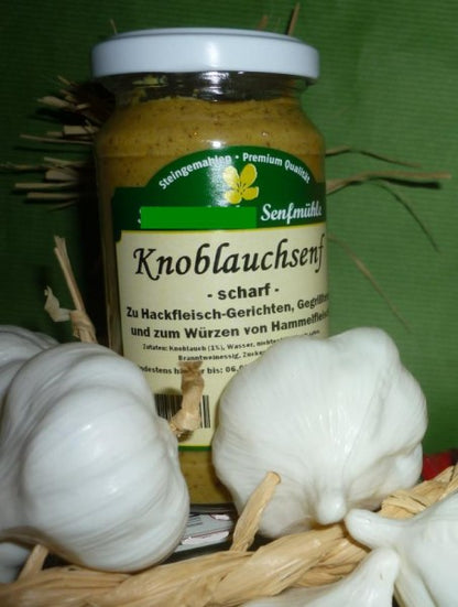 Knoblauch Senf 190ml würzig geruchsintesiv