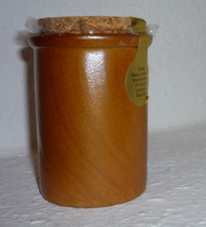 Estragon  Senf - Monschau 100 ml im Tontopf mit Naturkorken