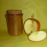 Apfel-Meerrettich Senf - Monschau 100 ml im Tontopf mit Naturkorken