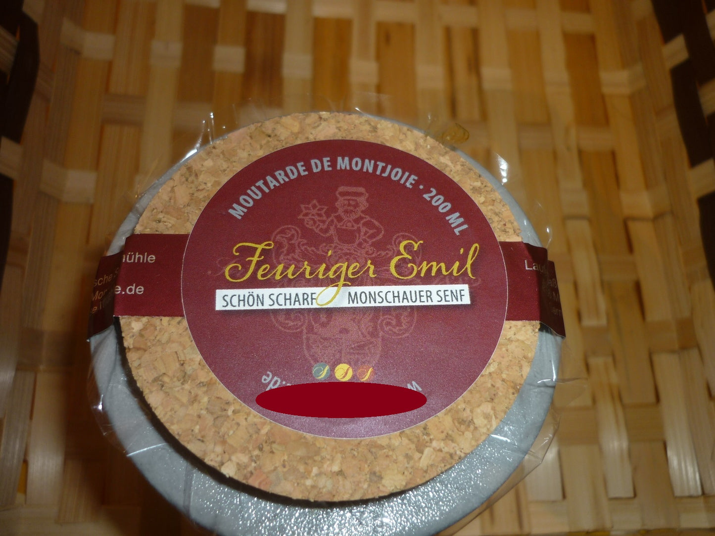 Feuriger Emil - Senf scharf rote Pfefferschote 200ml - Monschau