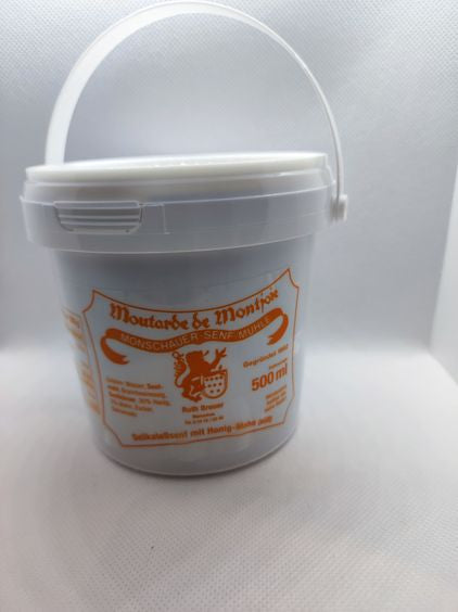Honig - Mohn  Senf 500ml - Nachfülleimerchen Monschau vegan