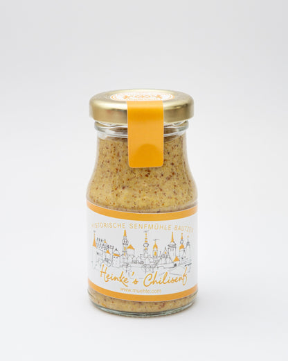 Chili Senf scharf - halbgrob 100 ml HammerMühle Bautzen