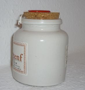 Bio Senf kräftig scharf Sarepta 250ml im Topf Brassica Juncea (Kopie)