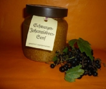 Schwarzer Johannisbeer Senf 270ml Thüringen Cassis