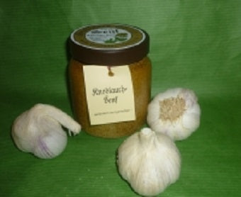 Knoblauch Senf 270ml im Steinzeugtopf -Thüringen