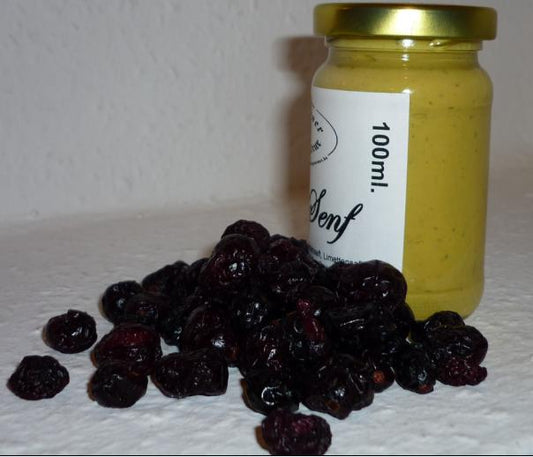 Cranberry  Senf 180 ml  ( mit Wildpreiselbeeren)