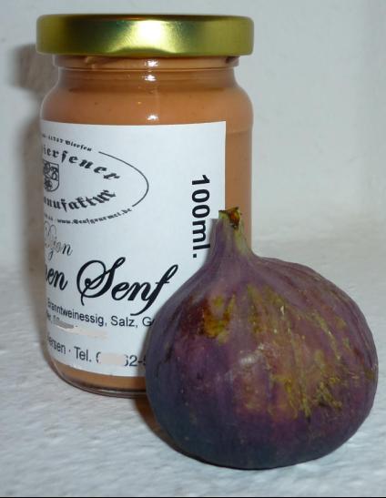 Feige Walnuss Senf 100ml mild herb fruchtig