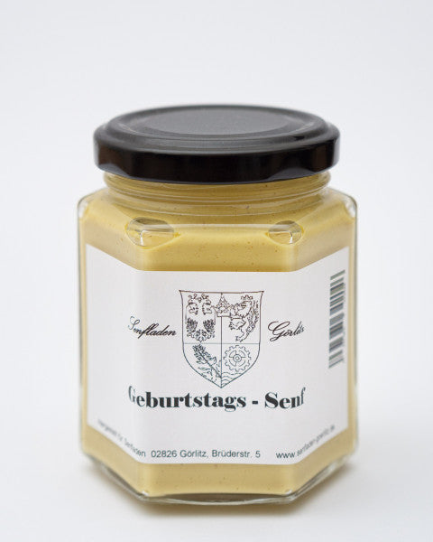 Görlitzer Geburtstags Senf 180 ml würzig leicht pfeffrig