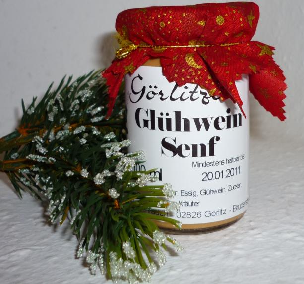 Görlitzer Glühwein Senf 100ml mild süffig - weihnachtlich