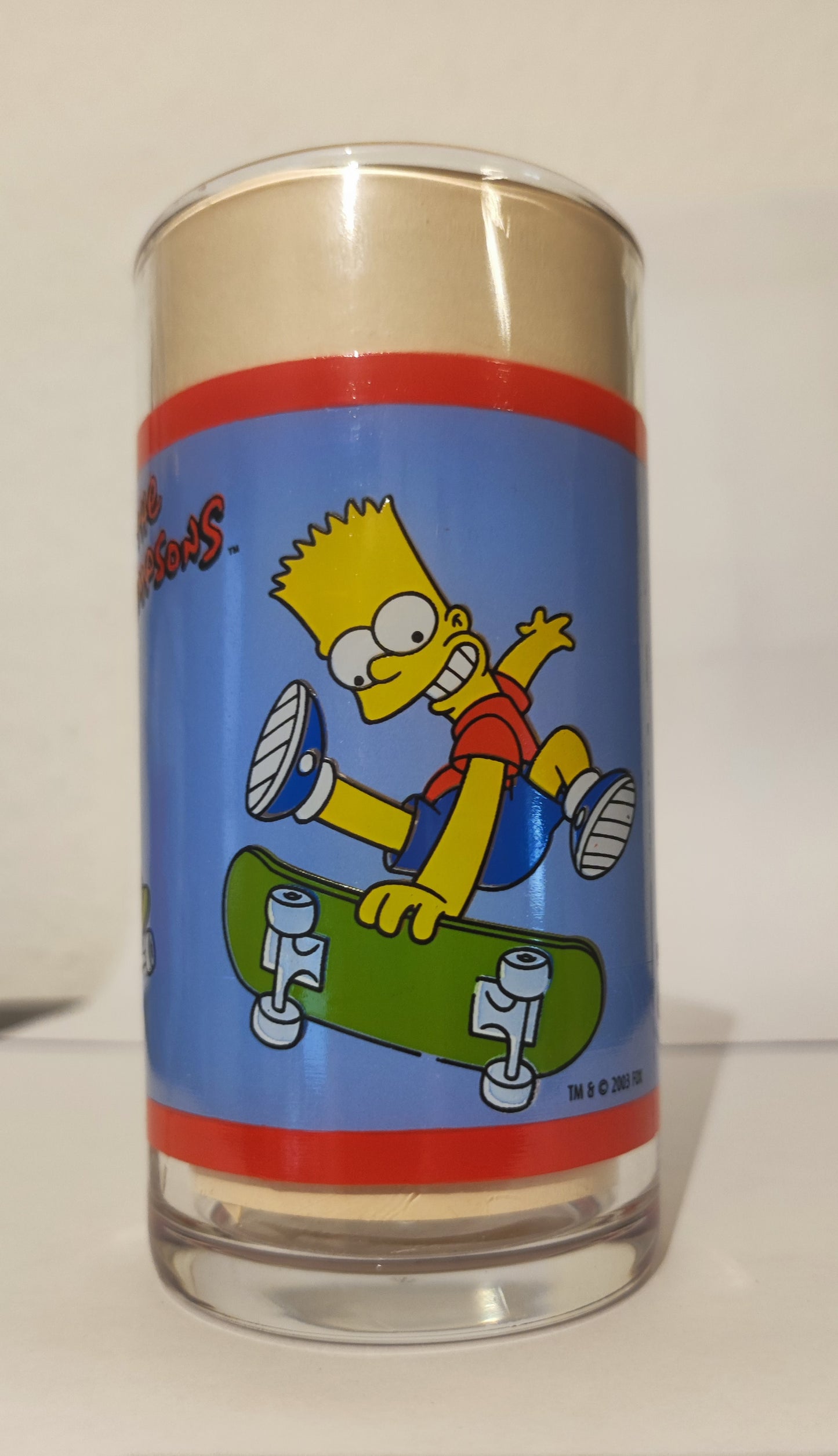 Sammelglas Homer Simpson  Skateboard - Hengstenberg Senf