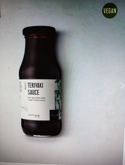Teriyaki Sauce - 245ml mit Ingwer +Limette vegan