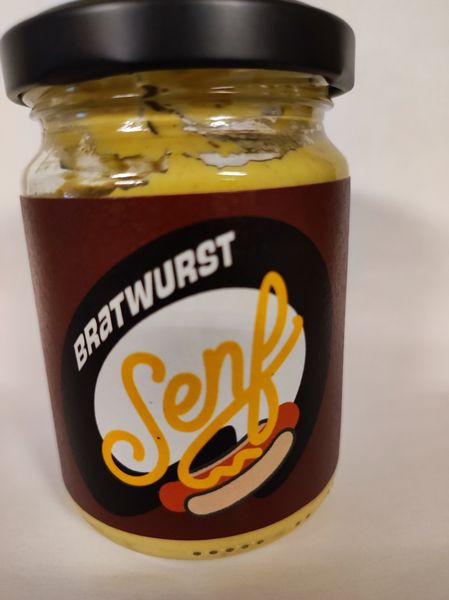 Bratwurst Senf 140ml kräftig würzig vegan
