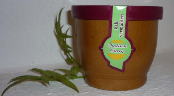 Indisch Curry Senf 250ml Steintopf histor. Rezept