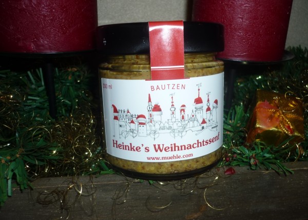 HammerMühle Bautzen Weihnachts Senf halbgrob süß 100 ml