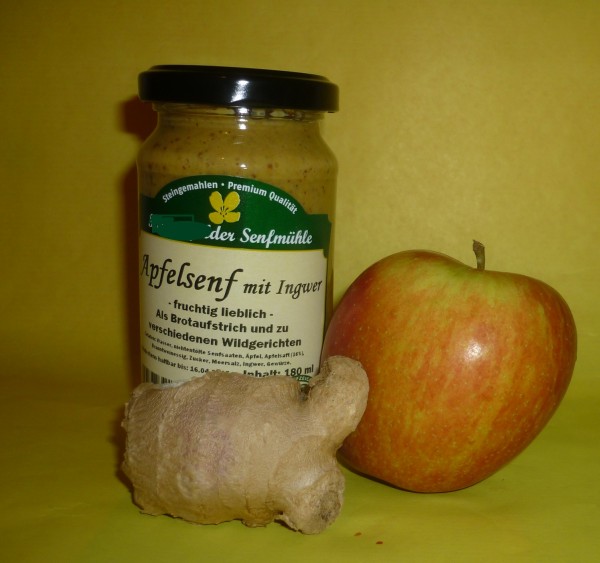 Apfel Senf mit Ingwer 190ml vegan