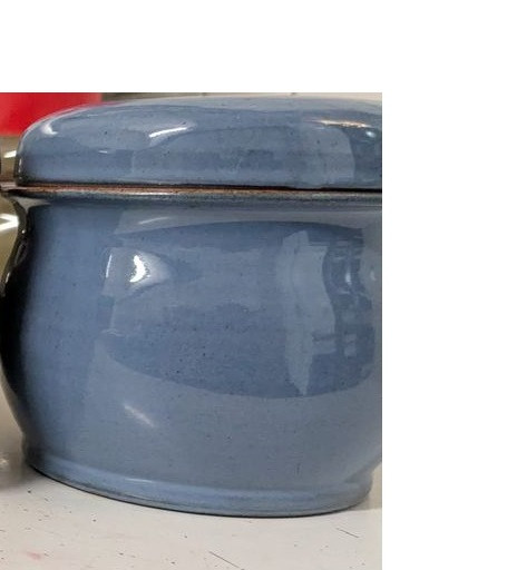 Senftopf grün Senfnäppel -Bautzener- Keramik glänzend- incl. Bautzner Becher