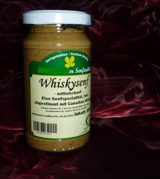 Whisky Senf 190ml vegan ( Whiskey)