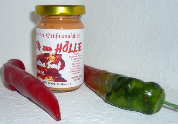 Chili Senf -TOR ZUR HÖLLE- 100ml