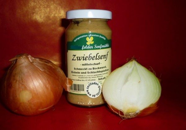 Zwiebel -Senf- Mus Chutney als süße Würzkonfitüre - Spreewald 115ml