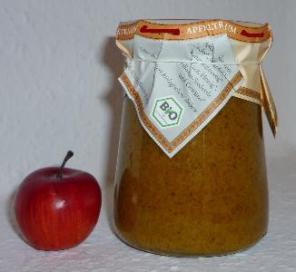 Bio Senf Apfeltraum 250ml PorzellanTopf versiegelt