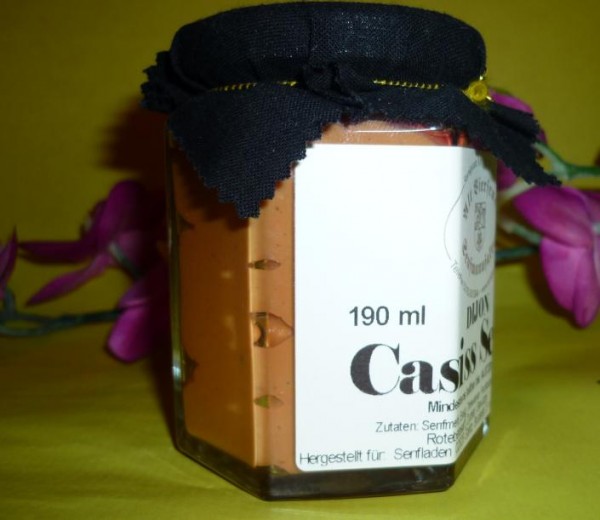 Burgunder Rotwein Senf mit Kräutern d. Provence 180ml