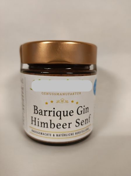 Himbeer Barrique Gin Senf 150ml vegan