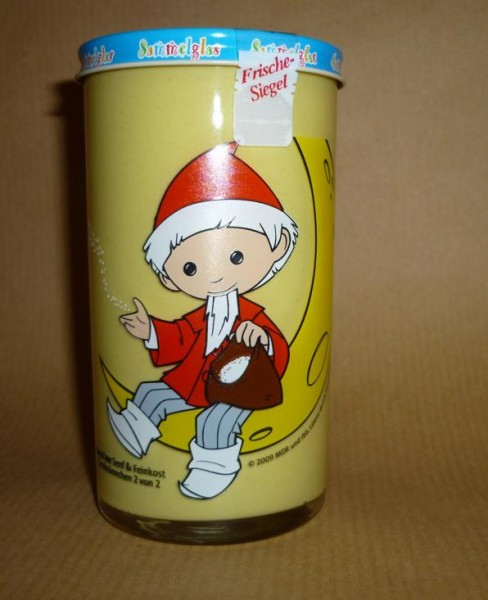 Bautzner Sandmännchen Sammelglas Moppi Schnatterinchen große Motive