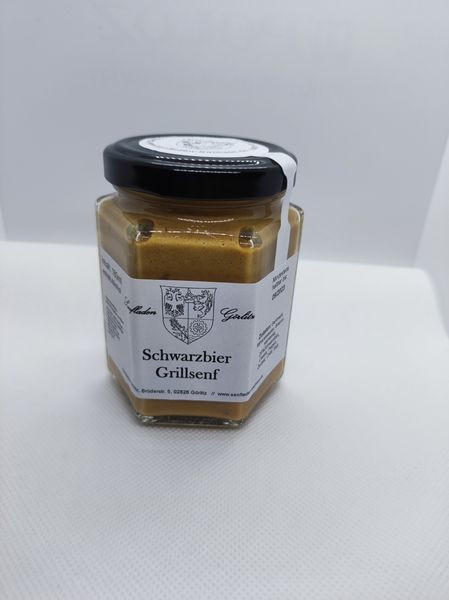 Orangen Senf 180ml fruchtig mit grün.Pfeffer