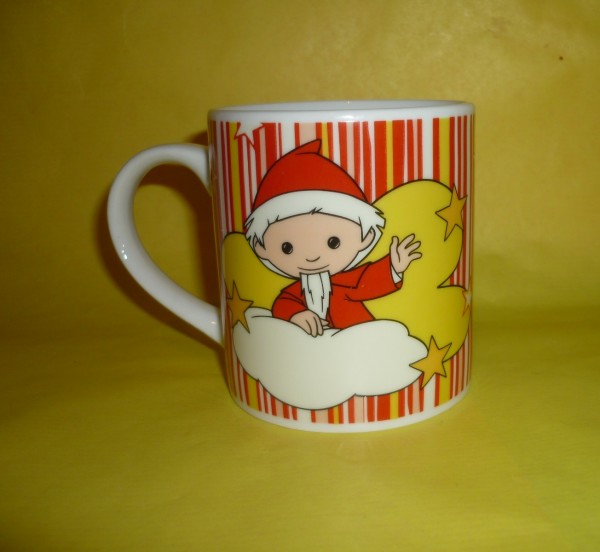 Sandmännchen Sammeltasse Kindertasse - Schmetterling/Wolke