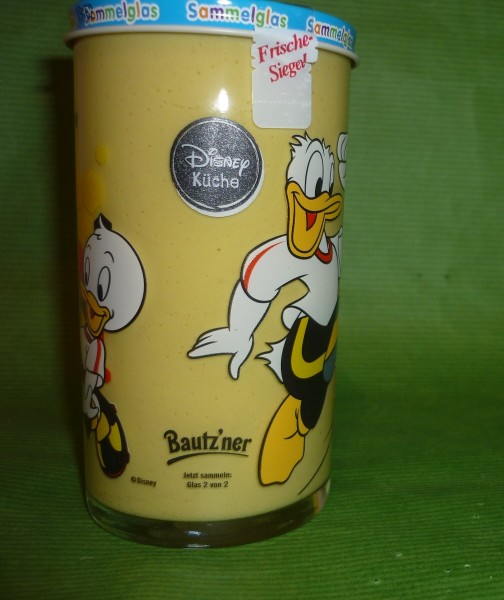 Bautzner KinderSenf Donald Duck Fussball Sammelglas Tooooor