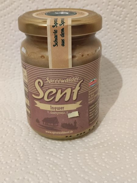 Ingwer Bio Spreewald Senf 170ml