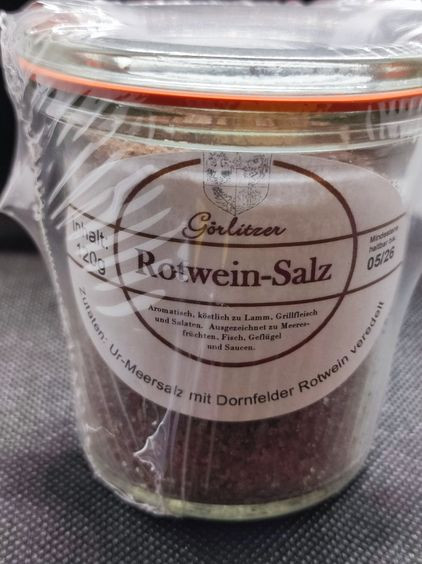 Salz 120g Rotwein Salz ( Dornfelder)