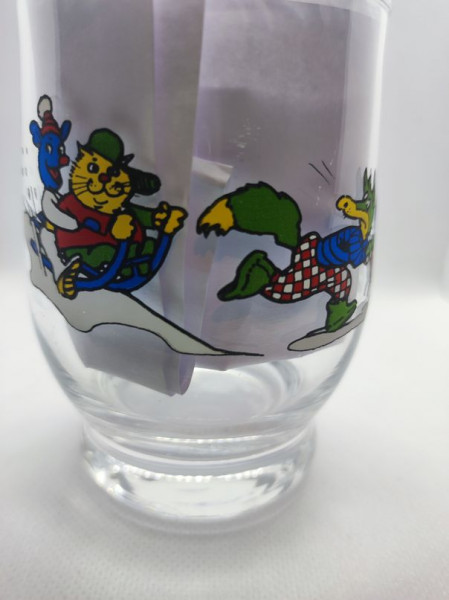 Schneemann Sammelglas Trinkglas Kinderglas