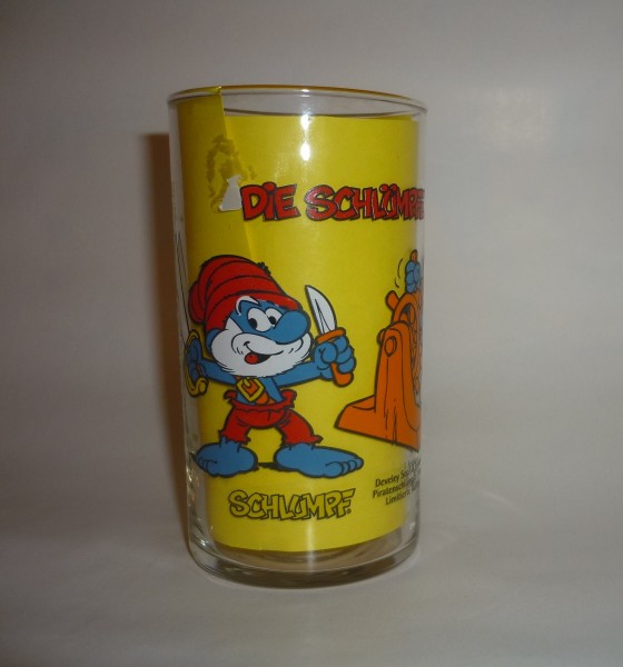 Die Schlümpfe -Pirat - Sammelglas develey Senf