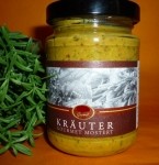 Wildkräuter Senf mit Bärlauch 100ml Moutarde de Monschau vegan