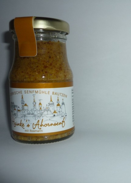 HammerMühle Bautzen AHORNsirup Rosmarin Senf halbgrob 100 ml